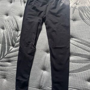 Gymshark Black Leggings Form-Fitting Stretchy Bottoms